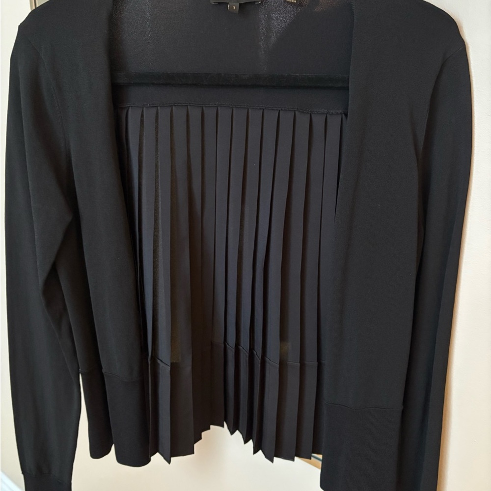TED BAKER LONDON | 2 Tone Pleated Open Cardigan
